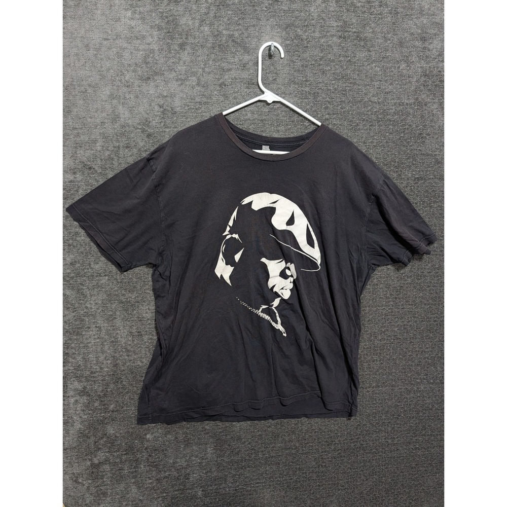 Next Level Notorious BIG Biggie Smalls Graphic T-Shirt Black Mens XXL 1850